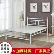 铁架双人床单人床铁艺床1.2米1.5米1.8米铁床架席梦思床简约