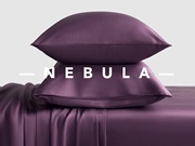 美式深紫色60支贡缎工艺环保细腻长绒棉全棉床单款四件套床上用品