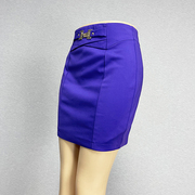 品牌折扣宝蓝色半身裙女弹力，修身显瘦性感，百搭工作职业裙包臀裙