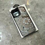 磁吸镜面液体金属五角星15Pro适用于iPhone13ProMax苹果12Pro/14pro手机壳11防摔保护14pro max壳