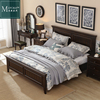 美式乡村纯实木双人床1.8米1.5米实木床P高品质卧室家具组合