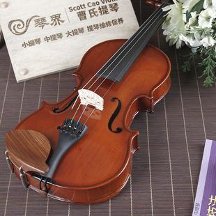 曹氏小提琴儿童成人学生入门考级练习手工琴木质小提琴初学者 P06