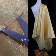 金铂布金银色(金银色)闪亮光，肌理欧美创意，礼服舞台布料原创服装设计面料