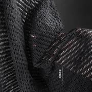 黑色小网格镂空针织，肌理立体春夏开衫毛线，衫布料服装设计师面料