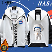 哆啦A梦衣服3D图案叮当猫ins男女情侣百搭外套NASA宇航员夹克潮ne