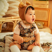 婴儿照道具百天摄影服装影楼拍摄北欧风主题写真周岁宝宝拍照服饰