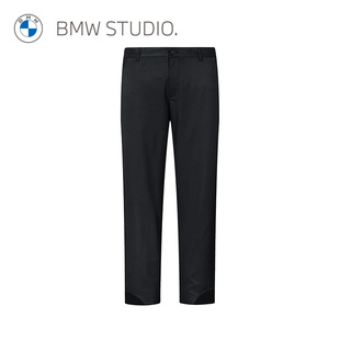 bmwstudio宝马男装，夏季直筒潮流，黑色男士休闲裤裤子