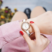 辰诺品牌手表陶瓷表带防水女士腕表时尚石英表非机械电子学生手表