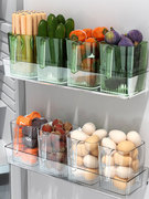 宜家乐冰箱侧门收纳盒厨房整理家用食品蔬菜水果，葱姜蒜置物透明收
