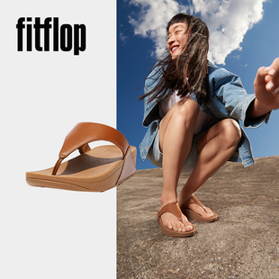 fitflop夹脚凉鞋，女款lulu经典简约舒适皮质，夹脚厚底凉拖i88