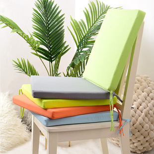 现代简约办公椅方形海绵柔软纯色加厚可拆洗沙发椅子