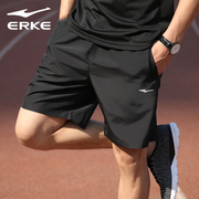 鸿星尔克男裤短裤，夏季跑步五分裤男士，速干裤休闲运动裤子