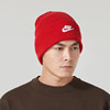 Nike耐克红色针织毛线帽男帽女帽防风保暖运动帽冷帽休闲帽FB6528