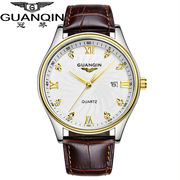 瑞士冠琴石英表高品质，钢带男士手表防水商务品牌男表