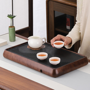 2023茶盘家用实木小型茶具，托盘单独仿乌金石，干泡台小茶台茶海