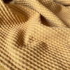 姜黄色(姜黄色)小香风，面料立体凸起羊毛做套装连衣裙布料粗花呢子箱包布头