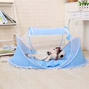 婴儿床蚊帐罩可折叠儿童宝宝防蚊帐罩儿bb小孩蒙古包通用