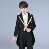 儿童礼服燕尾服套装花童礼服男童钢琴演出服主持婚礼，西装魔术服。