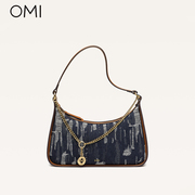 欧米OMI 链条腋下包复古单肩包23小众高级感斜挎包包女月亮包