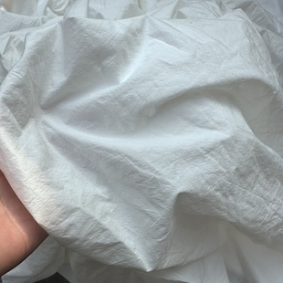 全棉水洗精梳府绸 180克 厚度中型微透 瑕疵处理DIY布料面料