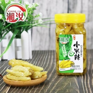 湖南湘汝小米辣椒300g泡椒凉拌水煮鱼调料泡，凤爪野山椒泡菜生姜