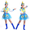 少数民族少儿童蒙族舞蹈裙子，幼儿园蒙古族女孩男孩表演服装男女童