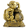 慈缘正堂铜猴摆件黄铜生肖猴，摆件客厅铜猴子，摆件家居摆设吉祥物