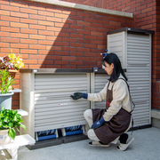 收纳柜子储物箱园艺柜置物户外室外阳台花园柜杂物工具箱防雨防晒