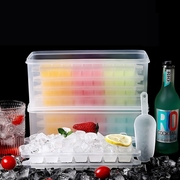 冰格速冻器商用自制冰箱，冷冻大冰块模具带盖家用神器冻冰模制冰盒