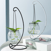 悬挂玻璃花瓶创意透明摆件吊瓶，水培植物花瓶室内家居，装饰瓶小清新