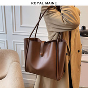 royalmaine2021秋冬托特大包时尚，包中包(包中包，)大容量女包单肩包