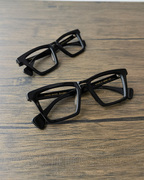 板材西门尼大眼镜框复古非主流，眼镜架男女可配近视平光潮镜