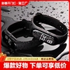 黑色韩版简约led手环，防水运动男女学生电子手表，时尚腕表数字休闲