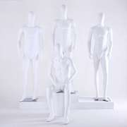 2023韩版人假橱窗衣架模特白全身展示哑道具男男款圆头人体服装店