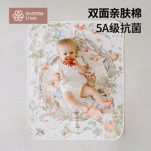 bubbletree隔尿垫婴儿，防水隔尿可水洗宝宝，儿童大尺寸透气姨妈床垫