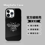 欧美奢华时尚潮牌大黄蜂适用iphone14promax镜面手机，壳苹果13pro个性，少女15promax液体金属涂鸦保护套12pm