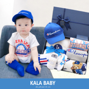 夏季新生儿宝宝衣服婴儿，用品男宝运动风礼盒，满月礼物婴儿礼盒套装