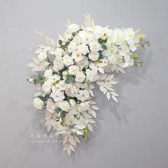 欧式仿真花艺角花挂花商场橱窗装饰摄影派对民宿装饰婚礼布置