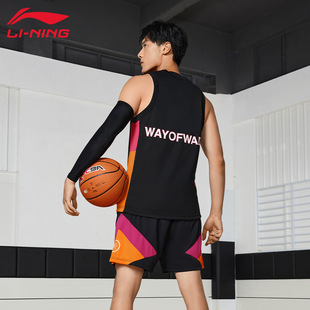 李宁篮球服2024男款韦德之道系列比赛服运动轻薄透气体育队服背心