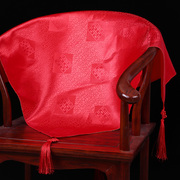 结婚新娘红色盖头中式高档秀禾服厚盖头网纱半透薄蒙头巾婚庆用品