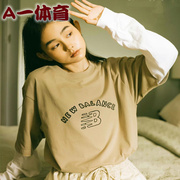 New Balance/NB 23夏情侣男女联名款插画圆领纯棉短袖T恤5ED26141