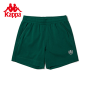 卡帕Kappa 1916经典复古短裤2023女夏针织休闲短裤阔腿三分裤
