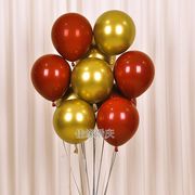 金属红色气球装饰结婚婚房生日开业场景布置婚庆加厚防爆汽球多款