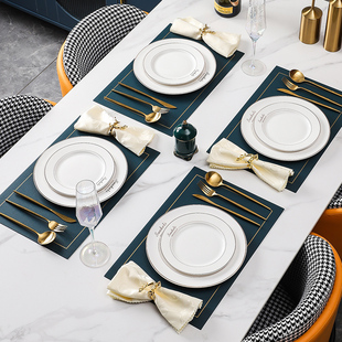 轻奢样板间西餐餐具全套牛排叉，盘子套装欧式创意高级感家用餐盘