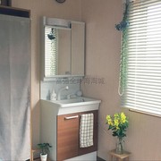 日本直邮TOTO本土版整体浴室柜拉门2面镜柜洗面台梳妆台组合 60cm