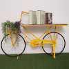 美式乡村室内花架摆件 复古x铁艺自行车摆台 大型咖啡厅摄影道