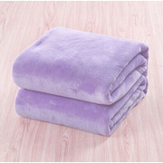 法莱绒毛毯床单法兰绒休闲毯沙发毯毛巾被纯色珊瑚绒毯子
