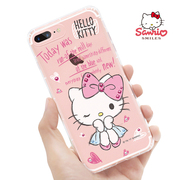 Hello Kitty手机壳iPhone7Plus镶钻手机壳苹果7透明硅胶可爱卡通8