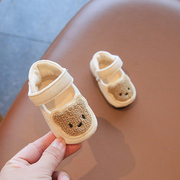 春季婴幼儿布鞋3-6-12月婴儿，鞋子春秋款一岁宝宝学步鞋，软底步前鞋