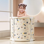免安装儿童泡澡桶婴儿游泳桶沐浴家用大成人宝宝洗澡可坐折叠浴桶